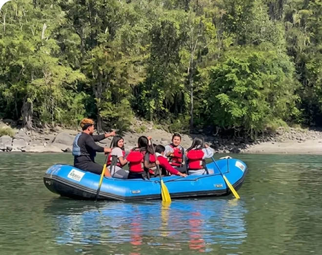 Rafting on Mangdee Chhu River